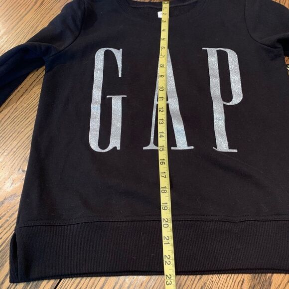 GAP Black Sweatshirt Glittery size Small - Picture 10 of 11